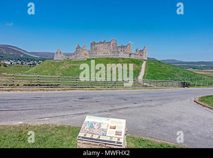 Ruthven Barracks Ruine östlich von Kingussie Highland Schottland Großbritannien auf B970 Stockfoto