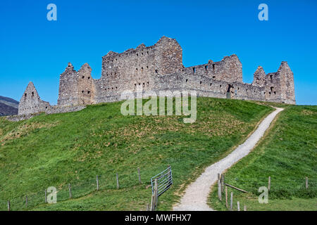 Ruthven Barracks Ruine östlich von Kingussie Highland Schottland Großbritannien auf B970 Stockfoto