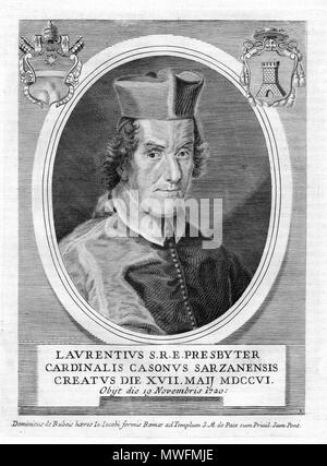 . Français: Porträt gravé. Datum unbekannt. Unbekannt 376 Lorenzo Casoni Stockfoto