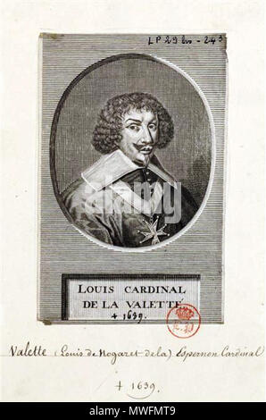 377 Louis de Nogaret de La Valette d'Épernon (1593-1639), Kardinal Stockfoto