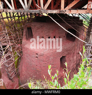 Heilige Bäckerei in der Nähe Biete Gabriel Rufael Felsen gehauene Kirche in Lalibela, Äthiopien Stockfoto