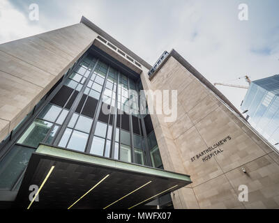 St. Bartholomä Krankenhaus London - im Smithfield Bezirk in der Stadt London das Krankenhaus wurde im Jahr 1123 gegründet. Stockfoto