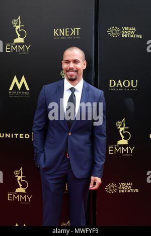 45. jährlichen Daytime Emmy Awards in Pasadena Civic Auditorium in Pasadena, Kalifornien. Mit: bryton James Wo: Pasadena, Kalifornien, USA, wenn: 29 Apr 2018 Credit: Nicky Nelson/WENN.com Stockfoto