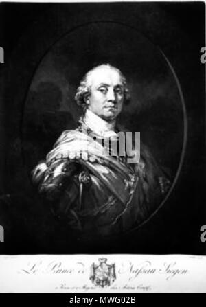 . Karl Heinrich Nikolaus Otto, Prinz von Nassau-Siegen, pl: Karl von Nassau-Siegen. 17/18 c.. Unbekannt 335 Karl Heinrich Nikolaus Otto, Prinz von Nassau-Siegen Stockfoto