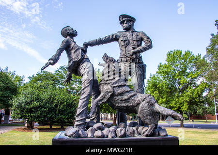 Die Fußsoldaten, Statue von Ronald S McDowell, Kelly Ingram Park, Birmingham, Alabama, USA geformt Stockfoto