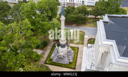 Confederate Memorial Denkmal, State Capitol Building, Montgomery, Alabama, USA Stockfoto