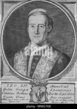 . Papst Leo XII. Moderne des 19. Jahrhunderts Bild (Ca. 1830). Unbekannt 366 Leo XII. Stockfoto