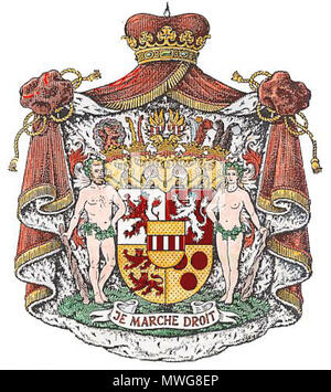 . Englisch: Wappen des Hauses von Limburg Stirum. 1957. Belgische heraldischen Verein 372 LimburgStirum Stockfoto