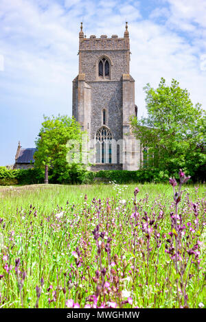 Jungfrau Maria, Wiveton, Holt, Norfolk. Stockfoto