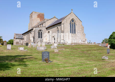 Alle Heiligen Morston, Holt, Norfolk, England. Stockfoto