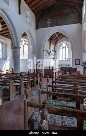 Alle Heiligen Morston, Holt, Norfolk, England. Stockfoto