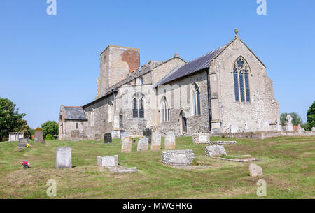 Alle Heiligen Morston, Holt, Norfolk, England. Stockfoto