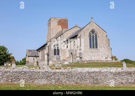 Alle Heiligen Morston, Holt, Norfolk, England. Stockfoto