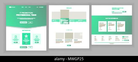 Web Page Design Vektor. Website Business Stil. Front End Website. Landung Vorlage. Vorteile. Unterhaltung Zukunft. Menü Schnittstelle. Abbildung: Stock Vektor