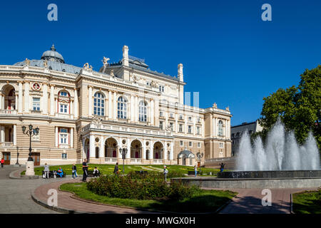 Die Odessa nationalen akademischen Theater für Oper und Ballett, Odessa, Ukraine. Stockfoto