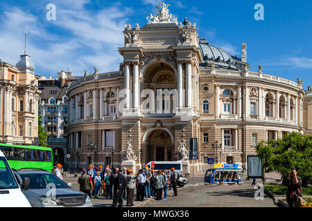 Die Odessa nationalen akademischen Theater für Oper und Ballett, Odessa, Ukraine. Stockfoto