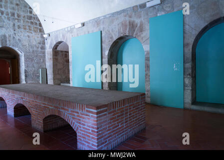 Museum der Kulturen von Oaxaca, dem ehemaligen Kloster Santo Domingo de Guzman, Küche, Oaxaca, Mexiko Stockfoto