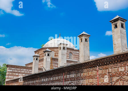 Anzeigen von Yildirim Bayezid Komplex, eine Moschee komplex Komplex durch osmanische Sultan bayezid ich Bursa, Türkei gebaut. Stockfoto