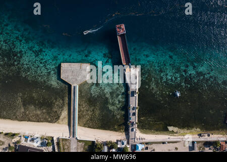 Docking Schiff auf der Insel Cebu auf den Philippinen. Stockfoto