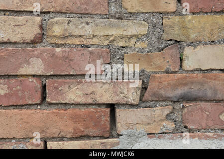 Tecture der alten Mauer im alten Haus Stockfoto
