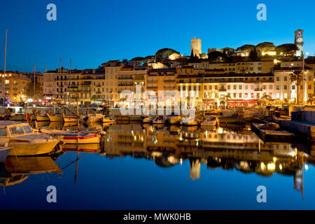 Le Suquet, Cannes, Frankreich bei der DUS-Prüfung Stockfoto