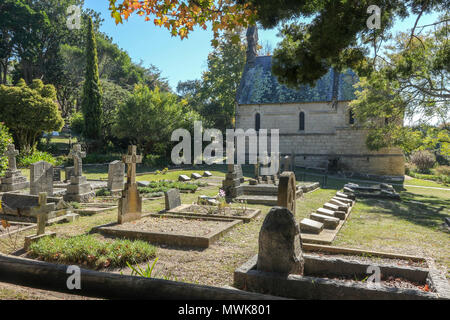 Belvidere Kirche der Heiligen Dreifaltigkeit und Begründung, Knysna, Garden Route, Kapstadt, Südafrika Stockfoto