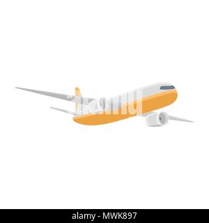 Flugzeug isoliert Vector Illustration Stock Vektor