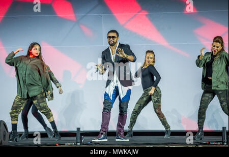 Shaggy am Dubai International Cricket Stadion Stockfoto