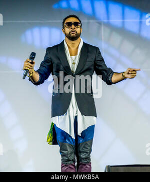 Shaggy am Dubai International Cricket Stadion Stockfoto