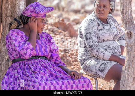 Herero, Brandberg, Namibia, Afrika Stockfoto