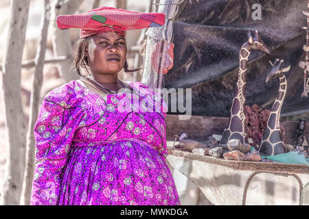 Herero, Brandberg, Namibia, Afrika Stockfoto