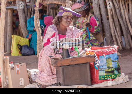 Herero, Brandberg, Namibia, Afrika Stockfoto