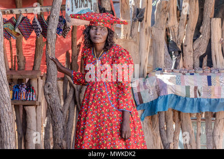 Herero, Brandberg, Namibia, Afrika Stockfoto