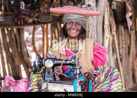 Herero, Brandberg, Namibia, Afrika Stockfoto