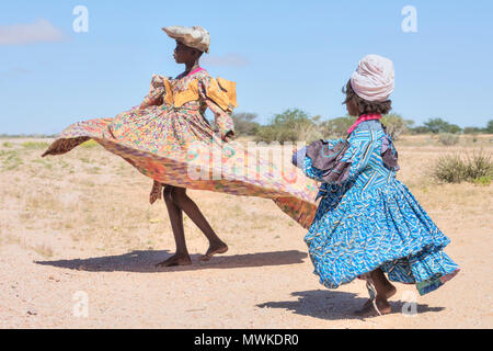 Herero, Brandberg, Namibia, Afrika Stockfoto