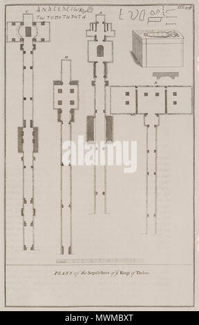 . Englisch: Richard Pococke. Eine Beschreibung des Ostens, und in einigen anderen Ländern, London, W. Bowyer, MDCCXLV (1743-1745). 1743. Richard Pococke (1704 - 1765) Beschreibung Britischer anglikanischer Priester, Ägyptologe, Reiseschriftsteller, Archäologe und Schriftsteller irischer Bischof Geburtsdatum / Tod 19. November 1704 den 25. September 1765 Ort der Geburt / Todes Southampton Ballynahinch Castle Authority control: Q 1291915 VIAF: 54245430 ISNI: 0000 0000 79755633 ULAN: 500109735 LCCN: Nr: 11768757 91021516 GND X WorldCat 488 Pläne für die Gräber der Könige von Theben - Richard Pococke - 1743 Stockfoto