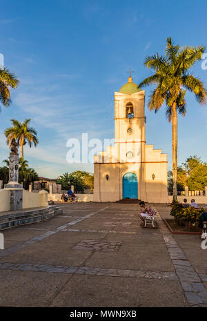 Ein Blick auf die Kirche von Corazon, in Vinales, Kuba. Stockfoto