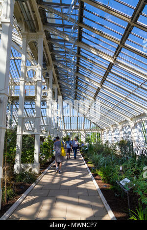 Neu renoviert und gemäßigt Haus in Kew Gardens, London, UK geöffnet Stockfoto