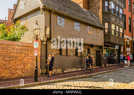 Paul Revere House Boston, Massachusetts, USA Stockfoto