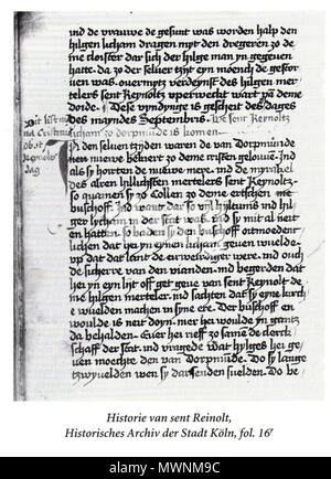 . Köln, Hist. Archiv der Stadt, am Besten. 7010 (W) 355, Bl. 1 r