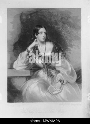 . Englisch: Lady Emmeline Stuart-Wortley - Mackenzie (1806-1855). Mitte des 19. Jahrhunderts. Friedrich Christian Lewis Sr, nachdem Sir Francis Grant 357 Lady Emmeline Stuart-Wortley Stockfoto