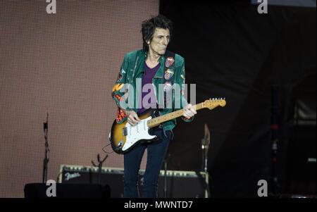 Die Rolling Stones bei St. Mary's Stadium in Southampton 2018 Stockfoto