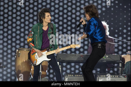 Die Rolling Stones bei St. Mary's Stadium in Southampton 2018 Stockfoto