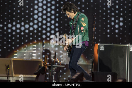 Die Rolling Stones bei St. Mary's Stadium in Southampton 2018 Stockfoto