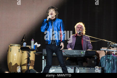 Die Rolling Stones bei St. Mary's Stadium in Southampton 2018 Stockfoto