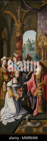 . Salomon et la Reine de Saba Kunst Institut von Chicago Peinture XVIиme europйenne du Debüt du Siecle premier étage - Abschnitt 209. zwischen 1510 und 1520. Anonyme, Anvers (Belgique) 535 Saba-anonim Stockfoto