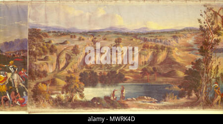 . Englisch: Panorama der monumentalen Größe des Mississippi Valley, Abschnitt 15. ca. 1850 466 Panorama der monumentalen Größe des Mississippi Valley - Abschnitt 15 Stockfoto