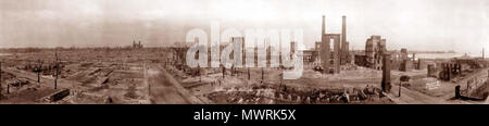 . Panorama von Salem, Massachusetts Salem nach dem großen Brand von 1914. Diese Datei fehlt, Informationen zum Autor. 539 Salem Messe 1914 Stockfoto