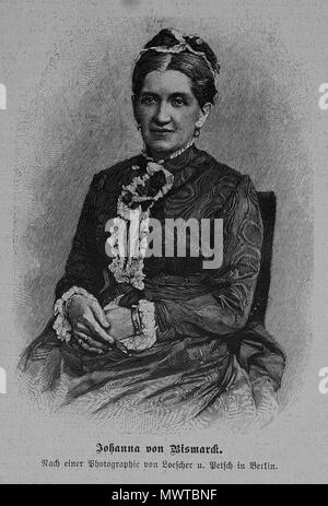 . Deutsch: Johanna von Bismarck. 1894 / eine Kulturgeschichte von Löscher und Petsch320 Johanna. bismarck Stockfoto