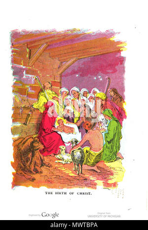 . Englisch: die Geburt Christi. 1910. Unbekannt 593 die Geburt Christi Farbe Stockfoto
